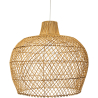 Buy Hanging Lamp Boho Bali Design Natural Rattan - Thian Natural wood 60029 in the Europe